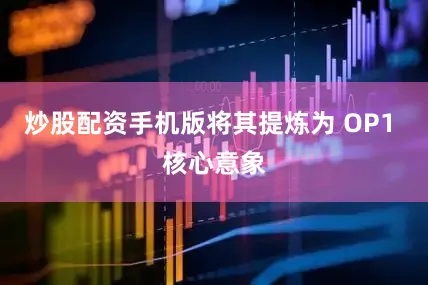 炒股配资手机版将其提炼为 OP1 核心意象