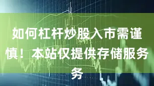 如何杠杆炒股入市需谨慎！本站仅提供存储服务